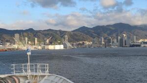 にっぽん丸「別府・瀬戸内海クリスマスクルーズ」- 4日目。神戸帰港